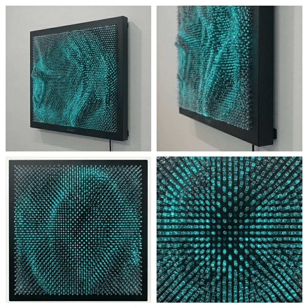 ArtOne Canvas — micro-LED pin array detail